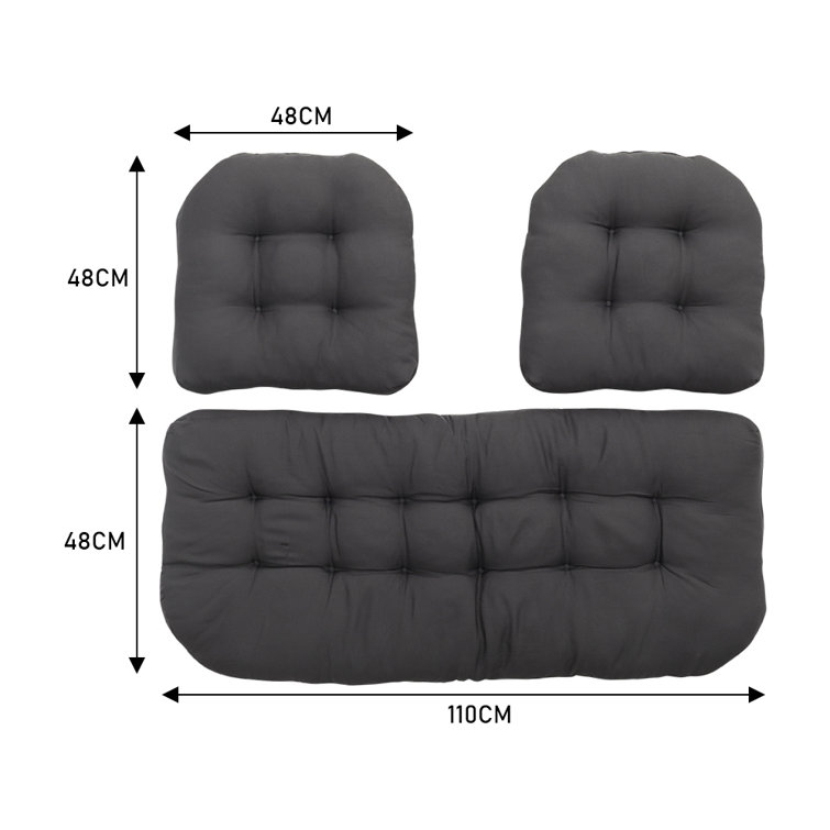 17 Stories Garden Seat/Back Cushion Wayfair.co.uk